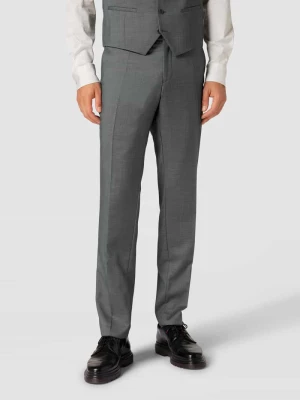 Spodnie do garnituru o kroju slim fit z dodatkiem streczu CG - Club of Gents