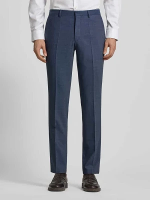 Spodnie do garnituru o kroju slim fit z dodatkiem żywej wełny model ‘Hesten’ HUGO