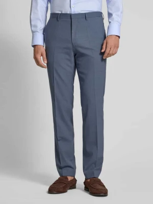 Spodnie do garnituru o kroju slim fit z dodatkiem żywej wełny model ‘HESTEN’ HUGO