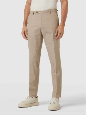 Spodnie do garnituru o kroju slim fit z efektem melanżowym model ‘Paco’ CG - Club of Gents