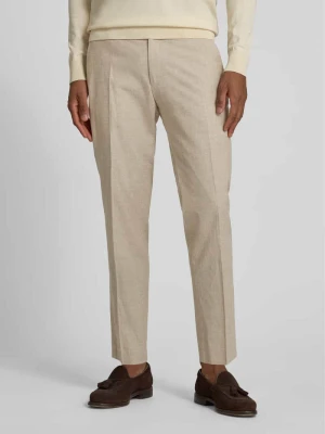 Spodnie do garnituru o kroju slim fit z efektem melanżowym model ‘Paco’ CG - Club of Gents