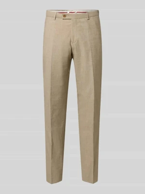 Spodnie do garnituru o kroju slim fit z efektem melanżowym model ‘Paco’ CG - Club of Gents