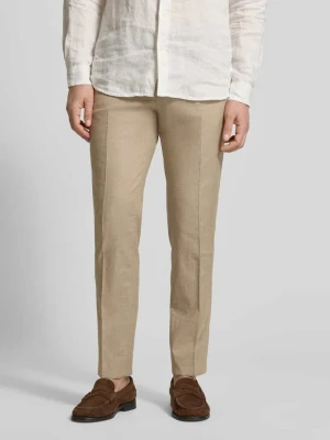 Spodnie do garnituru o kroju slim fit z efektem melanżowym model ‘Paco’ CG - Club of Gents