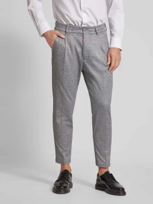 Spodnie do garnituru o kroju slim fit z elastycznym pasem model ‘CHASY’ drykorn