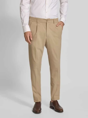 Spodnie do garnituru o kroju slim fit z elastycznym pasem s.Oliver BLACK LABEL