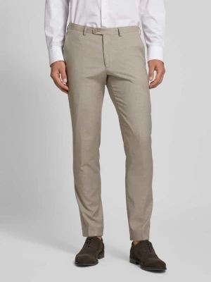 Spodnie do garnituru o kroju slim fit z fakturowanym wzorem MCNEAL