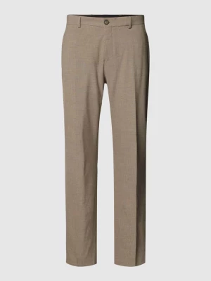 Spodnie do garnituru o kroju slim fit z fakturowanym wzorem model ‘LIAM’ Selected Homme
