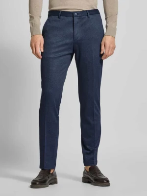 Spodnie do garnituru o kroju slim fit z fakturowanym wzorem Roy Robson
