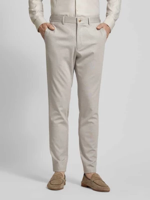 Spodnie do garnituru o kroju slim fit z kieszeniami z tyłu model ‘Aliam’ Matinique