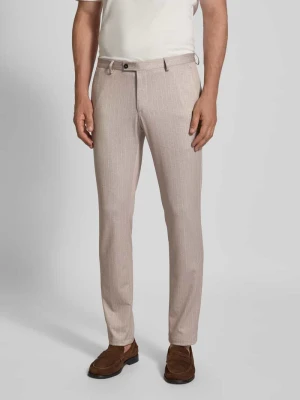 Spodnie do garnituru o kroju slim fit z kieszeniami z tyłu model ‘Ano’ Digel