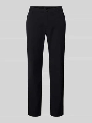 Spodnie do garnituru o kroju slim fit z kieszeniami z tyłu model ‘Pantaloni’ Armani Exchange