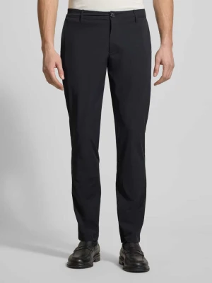 Spodnie do garnituru o kroju slim fit z kieszeniami z tyłu model ‘Pantaloni’ Armani Exchange Czarny