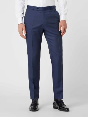 Spodnie do garnituru o kroju slim fit z mieszanki wełny Wilvorst