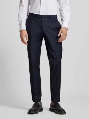 Spodnie do garnituru o kroju slim fit z mieszanki żywej wełny model ‘Franco’ Digel