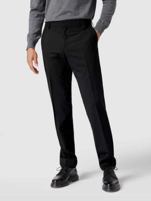 Spodnie do garnituru o kroju slim fit z mieszanki żywej wełny model ‘Genius’ Boss