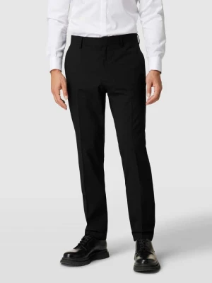 Spodnie do garnituru o kroju slim fit z mieszanki żywej wełny model ‘Genius’ Boss