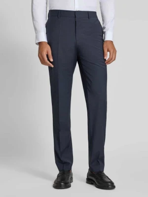 Spodnie do garnituru o kroju slim fit z mieszanki żywej wełny model ‘GENIUS’ Boss