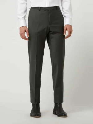 Spodnie do garnituru o kroju slim fit z mieszanki żywej wełny model ‘Mercer’ Strellson