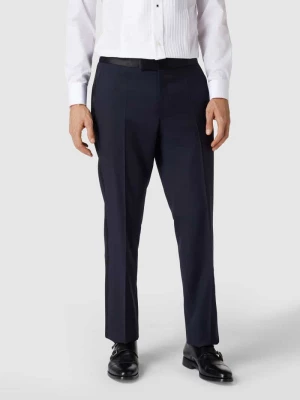 Spodnie do garnituru o kroju slim fit z paskami w kontrastowym kolorze Boss