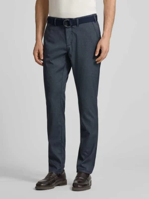 Spodnie do garnituru o kroju slim fit z paskiem MCNEAL