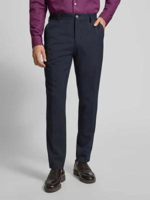 Spodnie do garnituru o kroju slim fit z wiskozą model ‘PETER’ Selected Homme