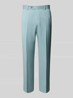 Spodnie do garnituru o kroju slim fit z wpuszczanymi kieszeniami Wilvorst