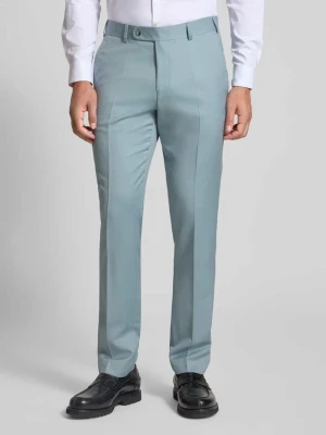 Spodnie do garnituru o kroju slim fit z wpuszczanymi kieszeniami Wilvorst