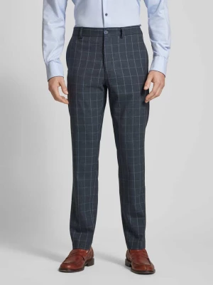 Spodnie do garnituru o kroju slim fit z wzorem w kratę model ‘OASIS’ Selected Homme