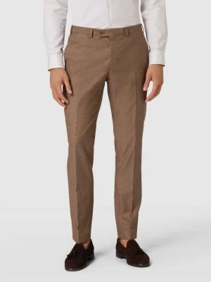 Spodnie do garnituru o kroju slim fit z zapięciem na guzik model ‘Franco’ Digel