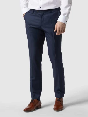 Spodnie do garnituru o kroju slim fit z żywej wełny CG - Club of Gents