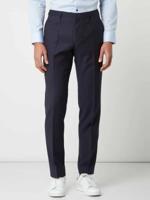 Spodnie do garnituru o kroju slim fit z żywej wełny — wodoodporne Roy Robson