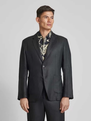 Spodnie do garnituru o kroju slim fit zapinane na guzik i zamek błyskawiczny model ‘KONTOS’ Selected Homme