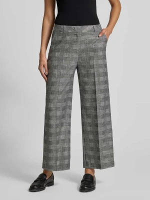 Spodnie do garnituru o kroju straight fit w kant comma