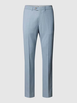 Spodnie do garnituru o kroju straight fit z żywej wełny model ‘Janis’ Eduard Dressler