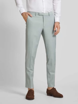 Spodnie do garnituru o kroju tapered fit w kant model ‘Monopoli’ CINQUE