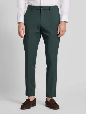 Spodnie do garnituru o kroju tapered fit w kant model ‘Pure Flex’ s.Oliver BLACK LABEL