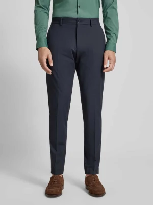 Spodnie do garnituru o kroju tapered fit w kant model ‘Pure Flex’ s.Oliver BLACK LABEL