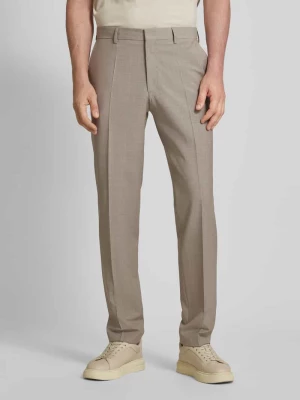 Spodnie do garnituru w jednolitym kolorze model ‘Lenon’ Boss