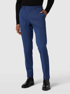 Spodnie do garnituru w kant w odcieniu błękitu królewskiego model ‘Opure’ s.Oliver BLACK LABEL