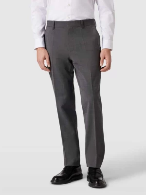 Spodnie do garnituru z drobnym, fakturowanym wzorem model ‘Lenon’ Boss
