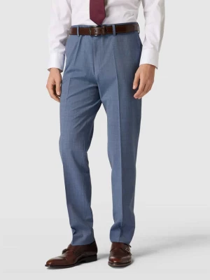 Spodnie do garnituru z drobnym, fakturowanym wzorem model ‘Lenon’ Boss