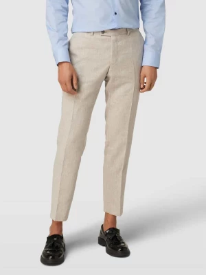 Spodnie do garnituru z drobnym wzorem model ‘Franco’ Digel