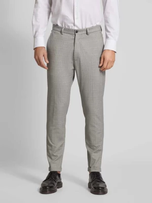 Spodnie do garnituru z lamowanymi kieszeniami z tyłu model ‘Cibodo' Cinque Grey