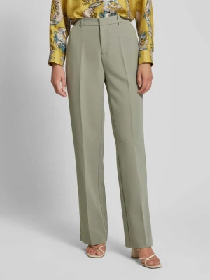 Spodnie do garnituru z prostą nogawką w kant model ‘Alice’ NEO NOIR