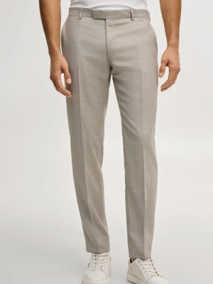 Spodnie do garnituru z zestawu modułowego Blayr w kolorze jasnobeżowym Joop