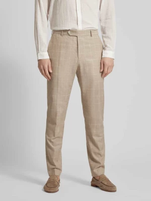Spodnie do garnituru ze wzorem w kratę model ‘Mace’ Strellson