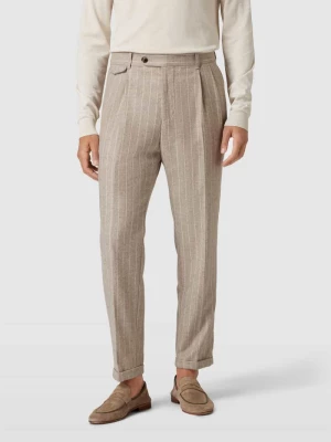 Spodnie do garnituru ze wzorem w paski model ‘Serpo’ Windsor