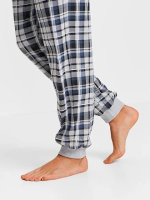 Spodnie do spania z dżerseju bonprix