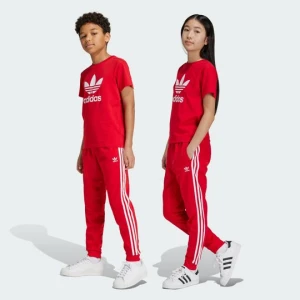 Spodnie dresowe Adicolor SST Kids Adidas Better Scarlet