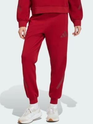 Spodnie dresowe Adidas brązowy